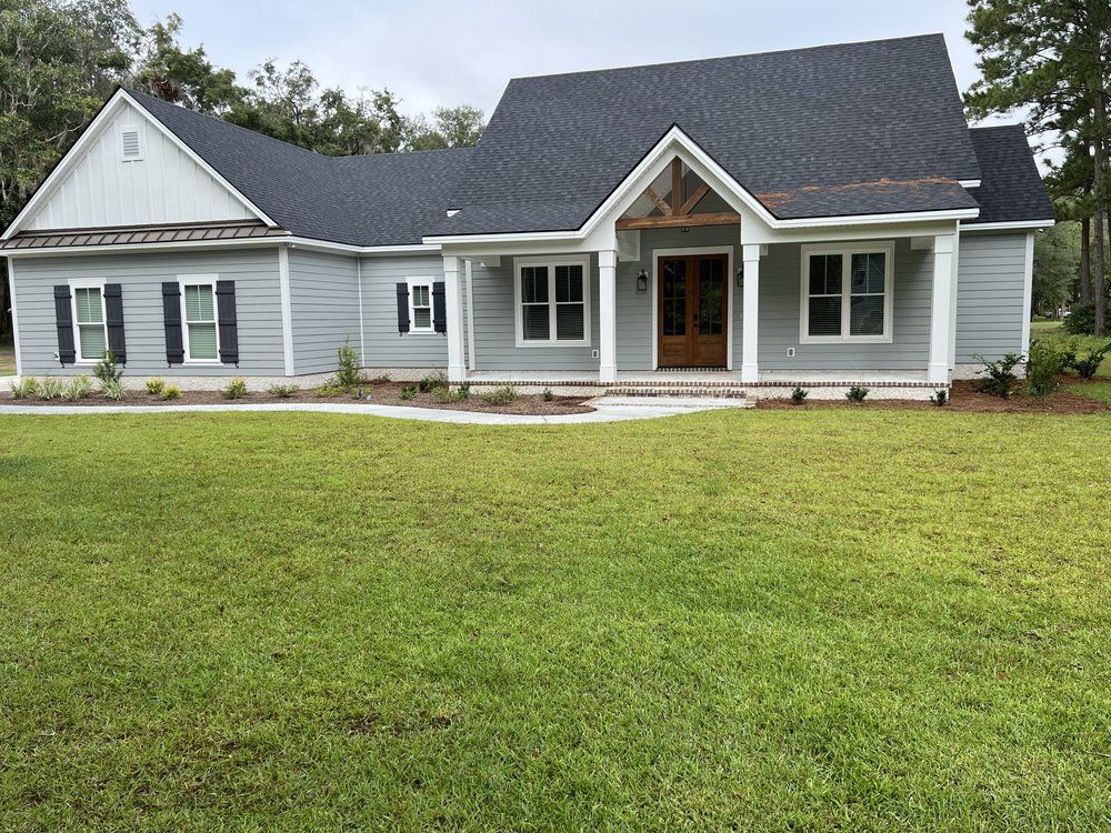 Completed home exterior wired by Mosley Electrical Solutions